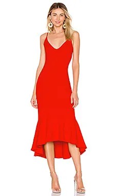 Платье ruffle hem - Susana Monaco