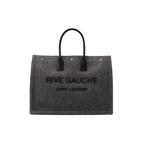 Текстильная сумка-шопер Rive Gauche Saint Laurent