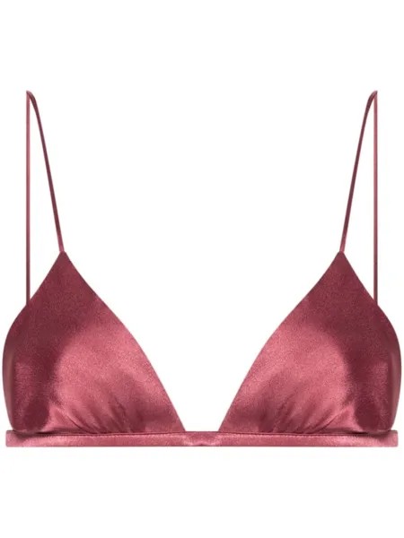 Укороченный топ-бра Alberta Ferretti, розовый