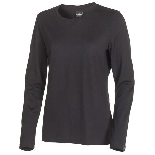 Рубашка из мериноса Ivanhoe Of Sweden Women's Underwool Merino L/S, черный