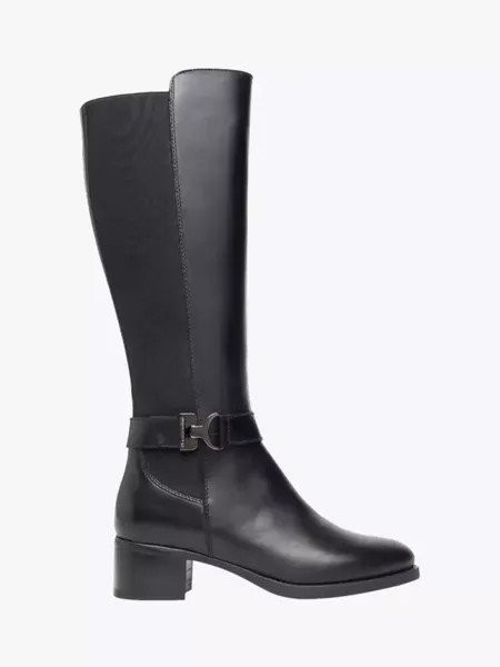Ботинки NeroGiardini Leather Stretch Tall, черный