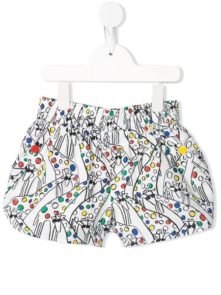 Stella McCartney Kids шорты с принтом