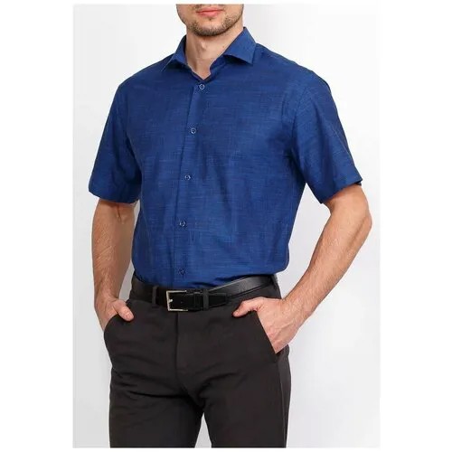 Рубашка GREG, размер 174-184/38, синий