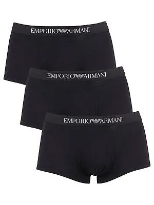 Мужские плавки Emporio Armani (3 шт.), черные