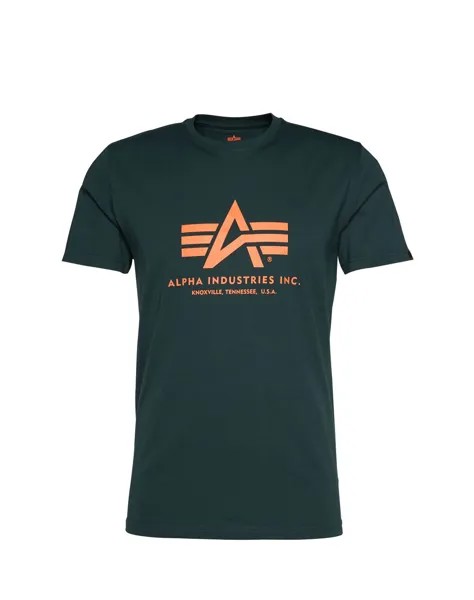 Футболка Alpha Industries, темно-зеленый