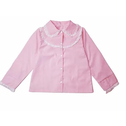 Блуза Сказка, размер 128-64, розовый