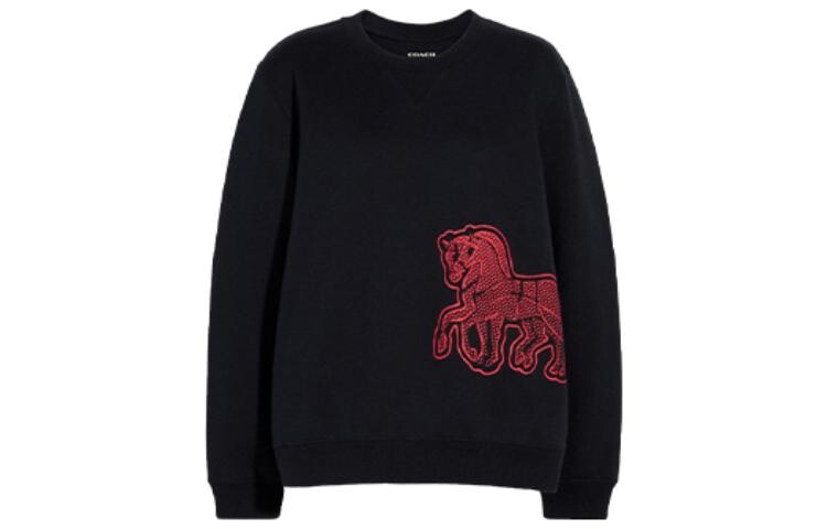COACH Женская толстовка, цвет Black