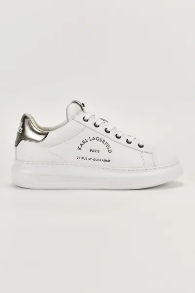 Туфли из кожи с логотипом Karl Lagerfeld, белый