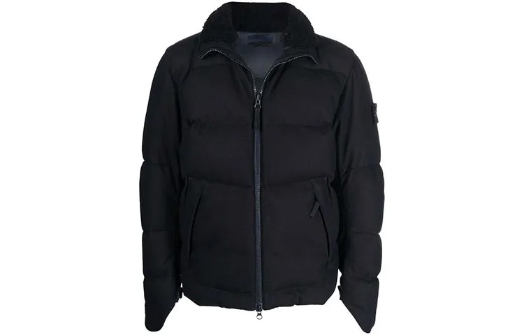 Пуховик унисекс морской Stone Island, цвет Marine