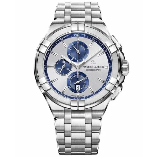 Наручные часы Maurice Lacroix AI1018-SS002-131-1, синий, серебряный