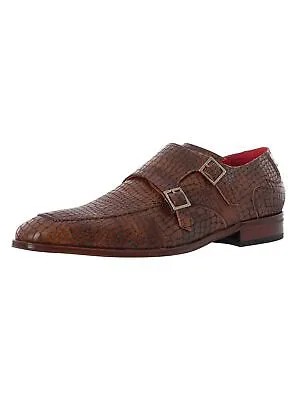 Мужские кожаные туфли монки Jeffery West Soprano, коричневые