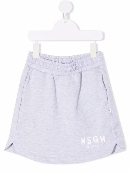 MSGM Kids юбка с логотипом