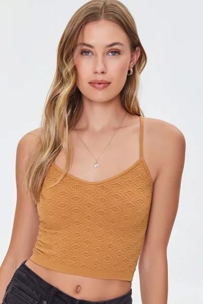 Текстурированная укороченная майка Forever 21