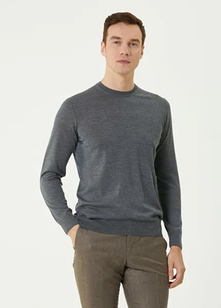Серый шерстяной свитер Pal Zileri