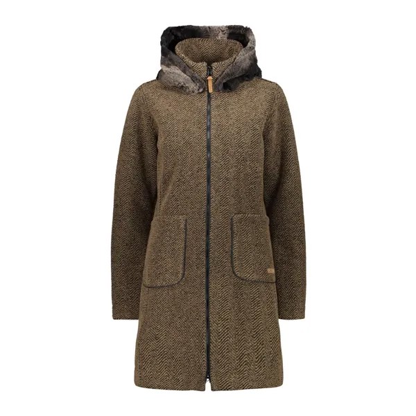 Толстовка на молнии CMP Coat 30M3396 Hooded, бежевый