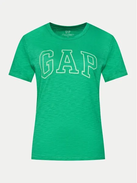 Футболка стандартного кроя Gap, зеленый