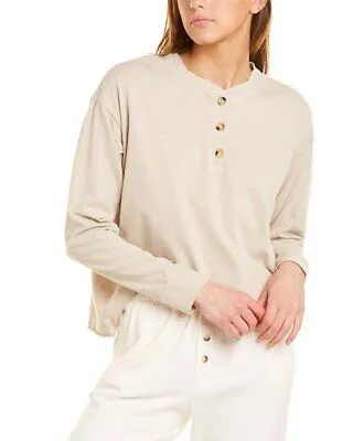 Донни. Женский свитер Henley с v-образным вырезом, серый, Xxs