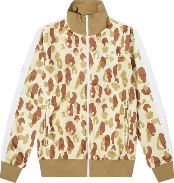 Куртка Palm Angels Desert Camo Classic Track Jacket 'Beige/White', загар