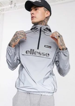 Серая светоотражающая куртка с молнией ellesse Berto-Серый