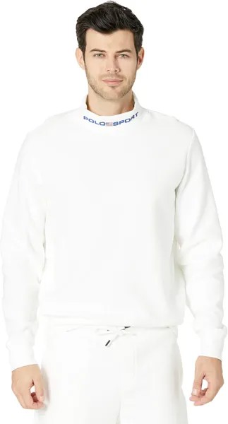 Толстовка Polo Sport Fleece Mock Neck Sweatshirt Polo Ralph Lauren, белый