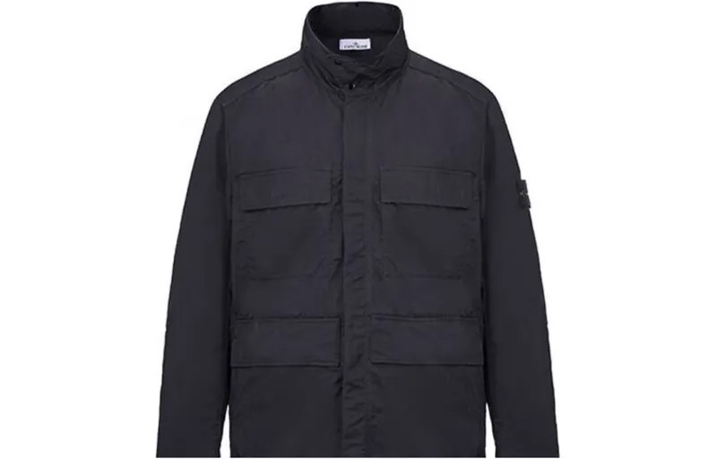 STONE ISLAND Куртка унисекс, цвет Black