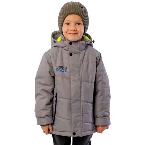 Парка UKI KiDS, размер 122, серый