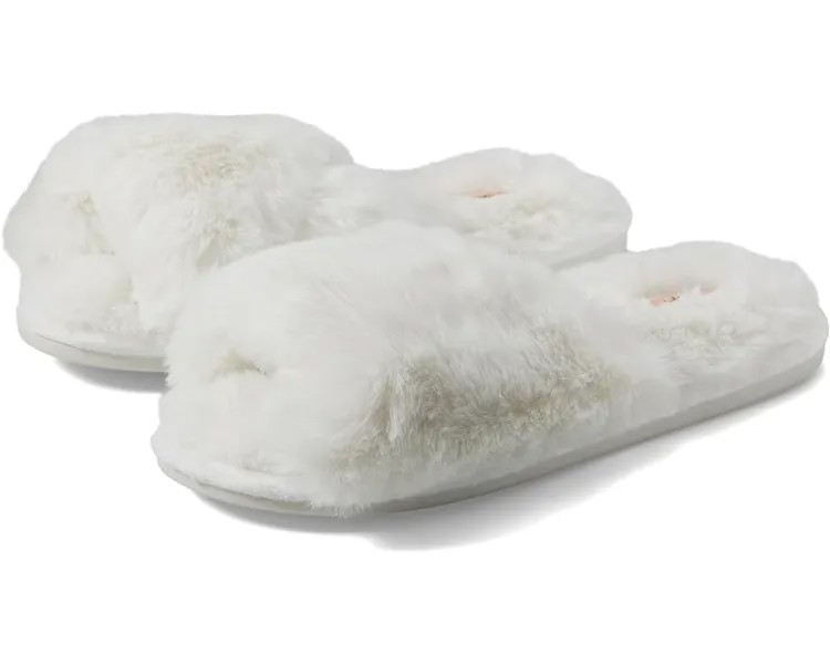 Тапочки Eberjey Plush Slipper, слоновая кость