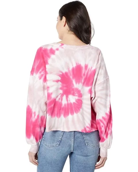 Толстовка Wildfox Heartfelt Emotion Tie-Dye Sweatshirt, цвет Heartfelt Emotion Wash