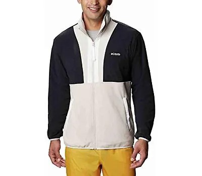 Columbia Back Bowl Fleece Легкая куртка Мужская верхняя одежда Черный Бежевый Белый Верх