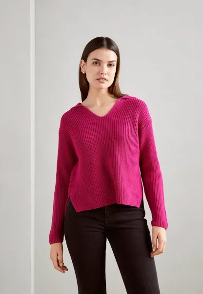 Вязаный свитер LONGSLEEVE TROYER Marc O'Polo, цвет vibrant pink