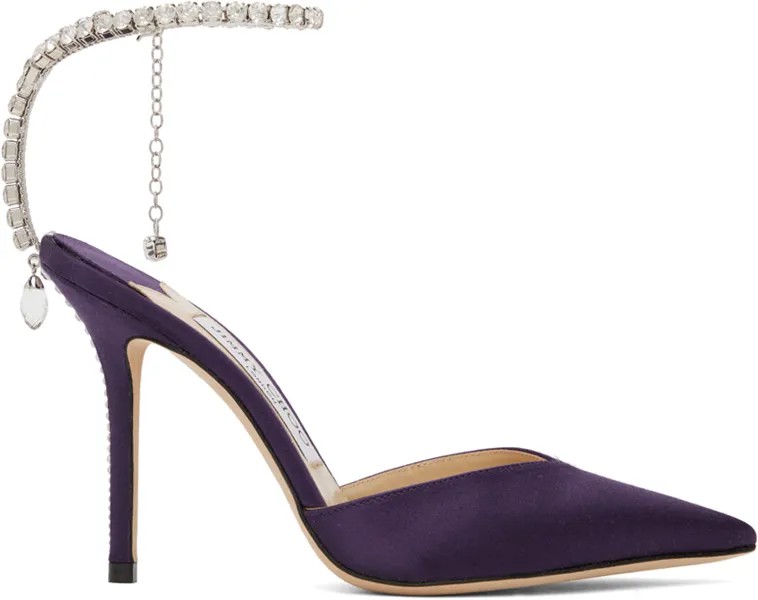 Пурпурные туфли Saeda 100 Jimmy Choo