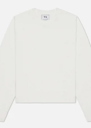 Женская толстовка Y-3 Classic Chest Logo Crew Neck, цвет белый, размер M