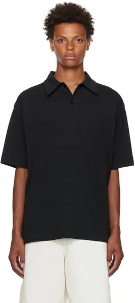 Черное поло Heler Dries Van Noten