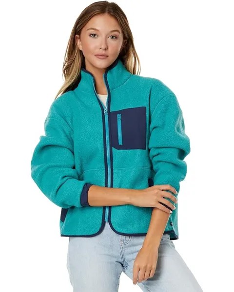 Куртка Toad&Co Campo Fleece, цвет Cyan
