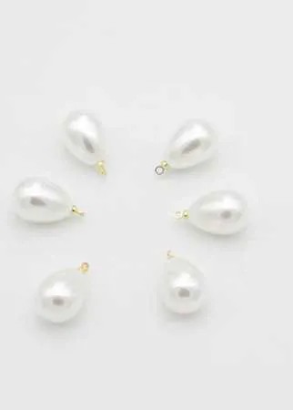 Кулон DIY из искусственного жемчуга 6шт