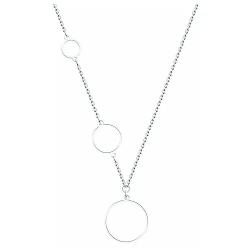 Колье Diamant, серебро, 925 проба, родирование, длина 45 см.
