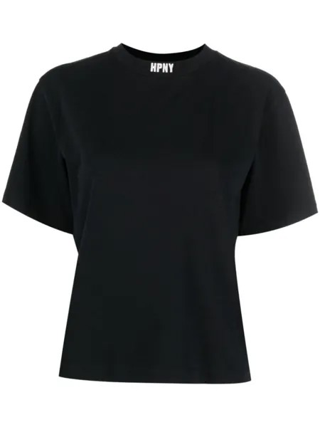 Heron Preston футболка с вышитым логотипом, черный