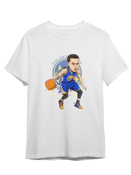 Футболка унисекс СувенирShop Баскетбол/NBA/Curry 19 белая L (48-50)