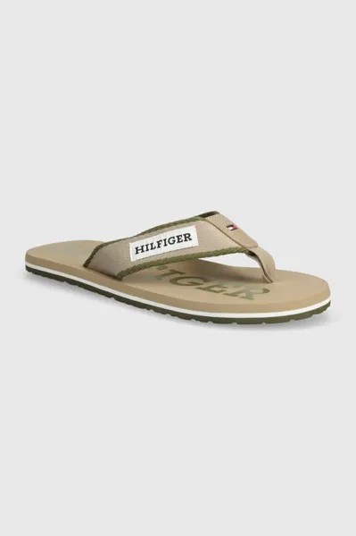 Шлепки Tommy Hilfiger, бежевый