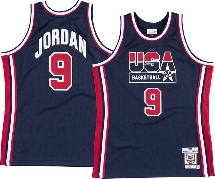 Мужская сборная США Mitchell & Ness 92, майка Майкла Джордана № 23 Swingman