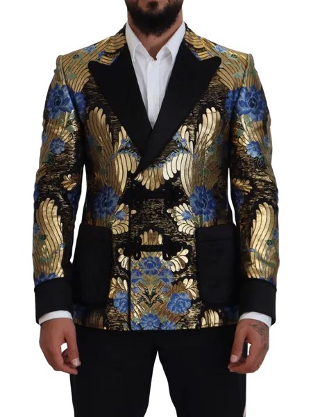 Dolce - Gabbana Блейзер Двубортный пиджак с золотым люрексом IT48 /US38 / M 4400 долларов США