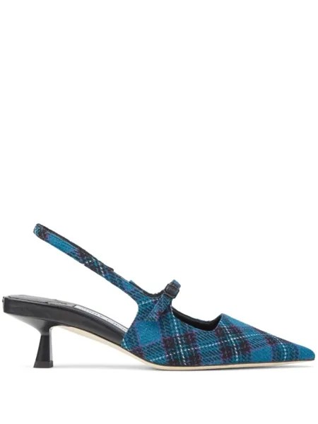 Jimmy Choo туфли Didi 45 в клетку, синий