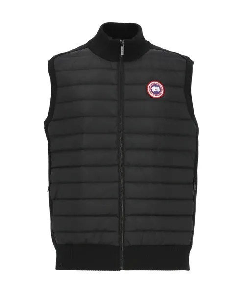 Пальто R без рукавов из шерсти хаски Canada Goose, черный