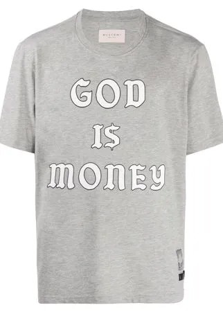 Buscemi футболка с надписью God Is Money