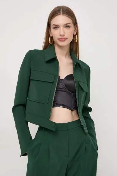 Куртка Patrizia Pepe, зеленый