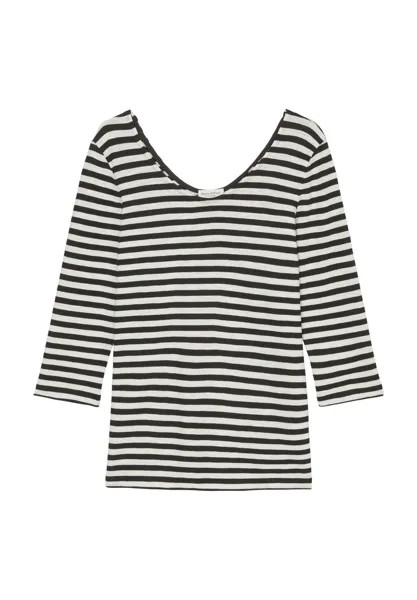 Рубашка с длинным рукавом 3 4 SLEEVE BALLERINA STRIPED Marc O'Polo, желтый