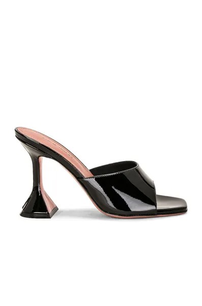 Мюли Amina Muaddi Lupita Patent Slipper, черный