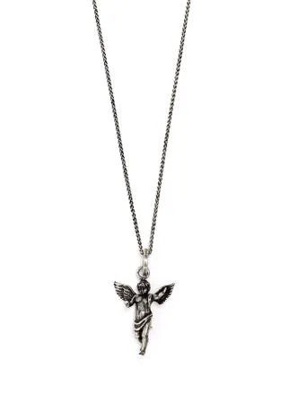 Saint Laurent колье Angel с подвеской