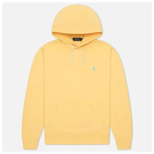 Мужская толстовка Polo Ralph Lauren Embroidered Pony Fleece Hoodie жёлтый , Размер S