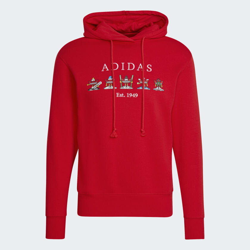 Худи Adidas Christmas Hoodie (Gender Neutral), красный